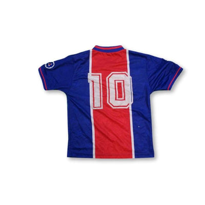 Maillot de football rétro domicile enfant Paris Saint-Germain N°10 1995-1996 - Nike - Paris Saint-Germain