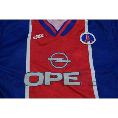 Maillot de football rétro domicile enfant Paris Saint-Germain N°10 1995-1996 - Nike - Paris Saint-Germain