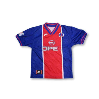 Maillot de football rétro domicile enfant Paris Saint-Germain N°10 1995-1996 - Nike - Paris Saint-Germain