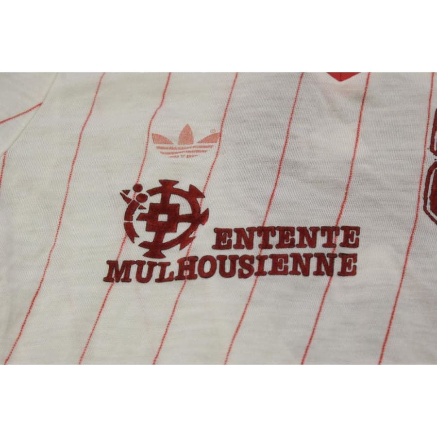 Maillot de football retro domicile Entente Mulhousienne N°8 années 1990 - Adidas - Autres championnats