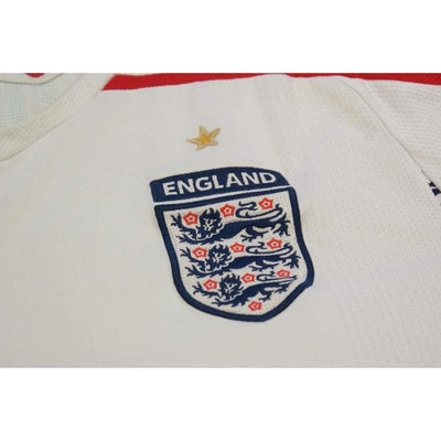 Maillot de football rétro domicile équipe dAngleterre N°4 GERRARD 2007-2008 - Umbro - Angleterre