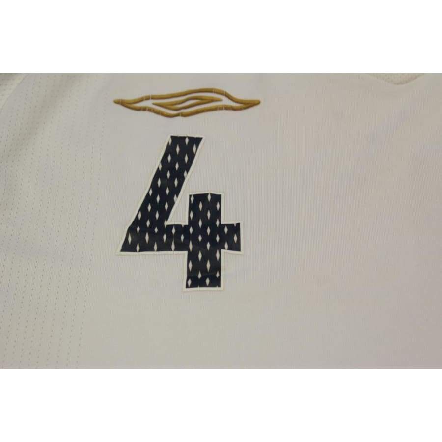 Maillot de football rétro domicile équipe dAngleterre N°4 GERRARD 2007-2008 - Umbro - Angleterre