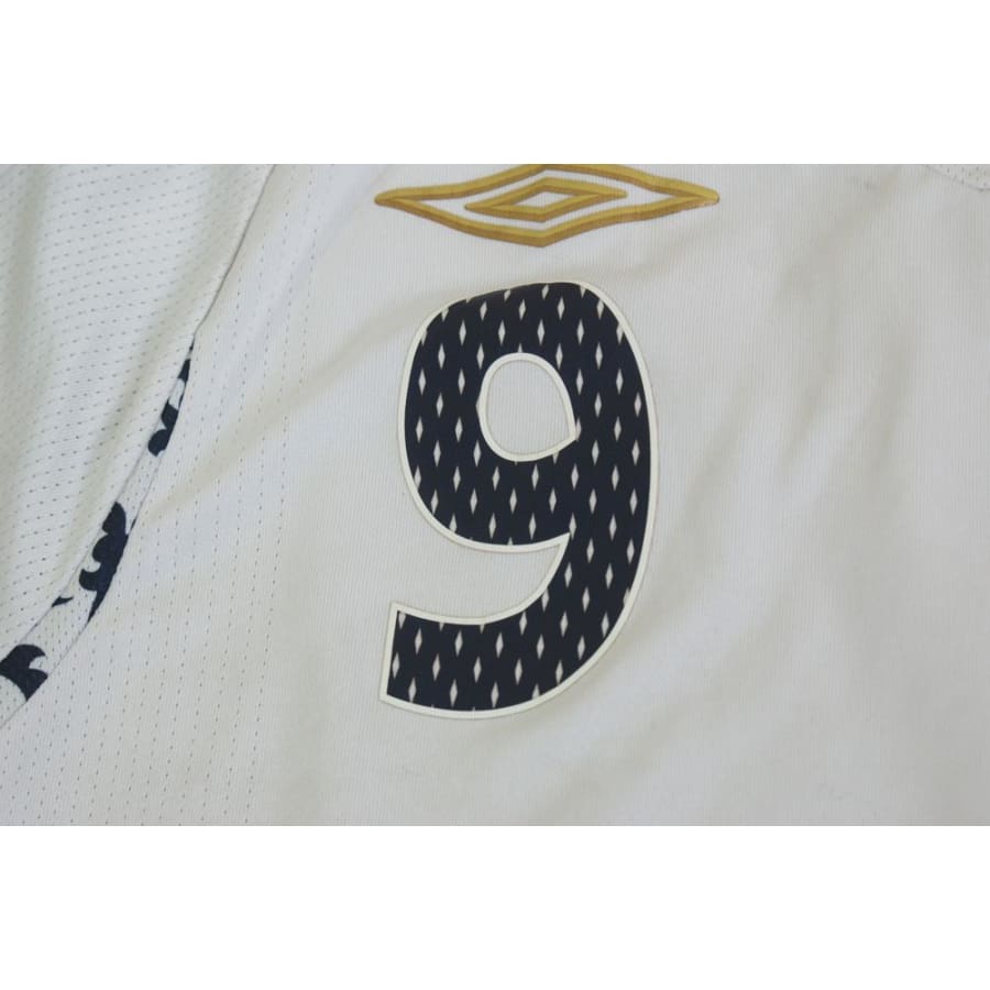 Maillot de football rétro domicile équipe d’Angleterre N°9 ROONEY 2008-2009 - Umbro - Angleterre