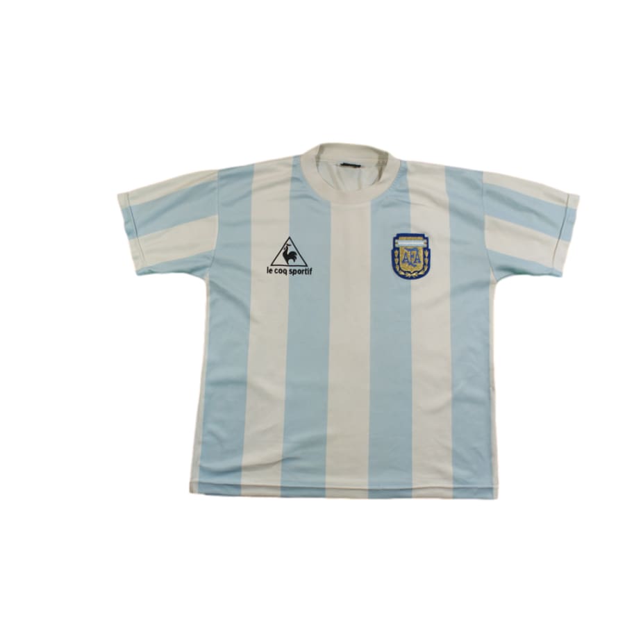 Maillot de football rétro domicile équipe d’Argentine 1986-1987 - Le coq sportif - Argentine