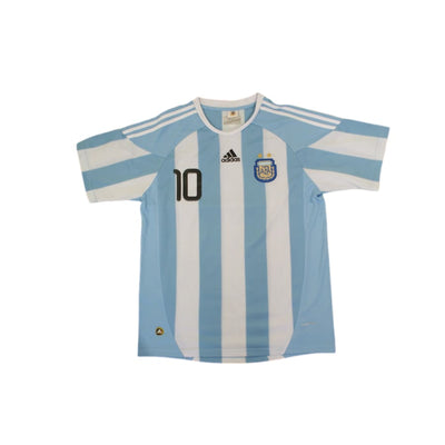 Maillot de football rétro domicile équipe d’Argentine N°10 MESSI 2010-2011 - Adidas - Argentine