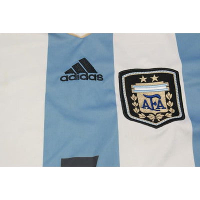 Maillot de football retro domicile équipe dArgentine N°7 Bequilleman 2011-2012 - Adidas - Argentine