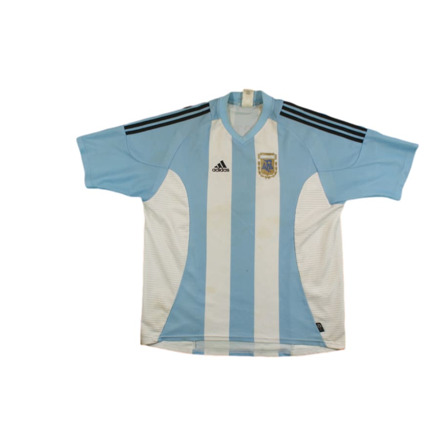 Maillot de football rétro domicile équipe d’Argentine N°9 BATISTUTA 2002-2003 - Adidas - Argentine