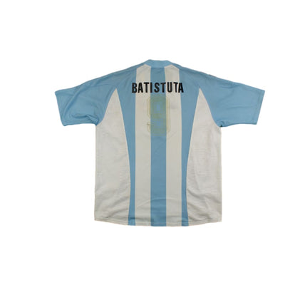 Maillot de football rétro domicile équipe d’Argentine N°9 BATISTUTA 2002-2003 - Adidas - Argentine