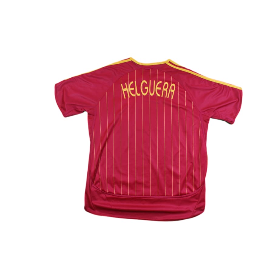 Maillot de football rétro domicile équipe d’Espagne HELGUERA 2006-2007 - Adidas - Espagne