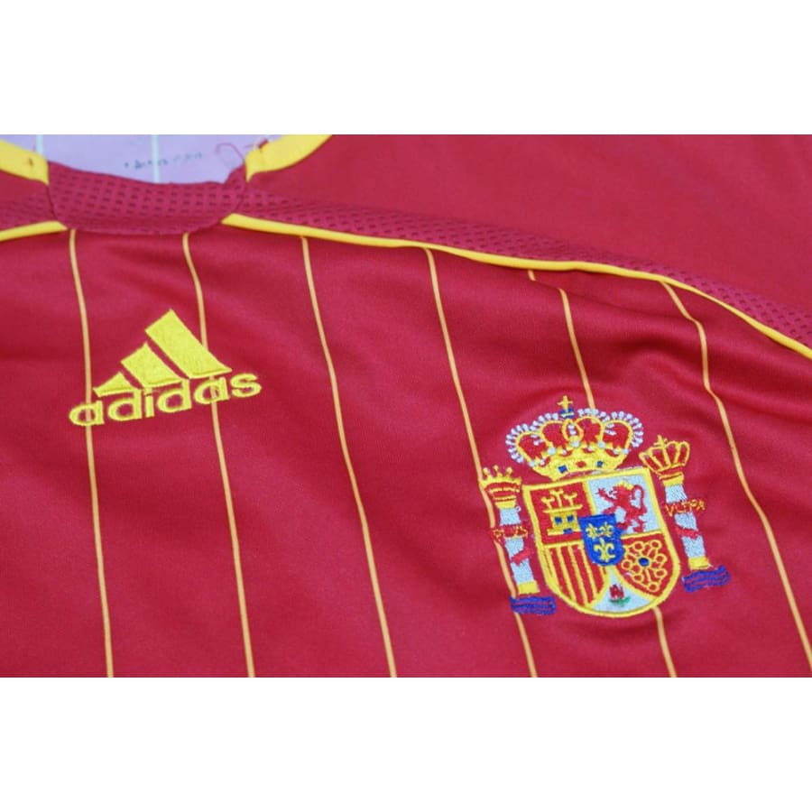 Maillot de football rétro domicile équipe d’Espagne N°18 FABREGAS 2006-2007 - Adidas - Espagne