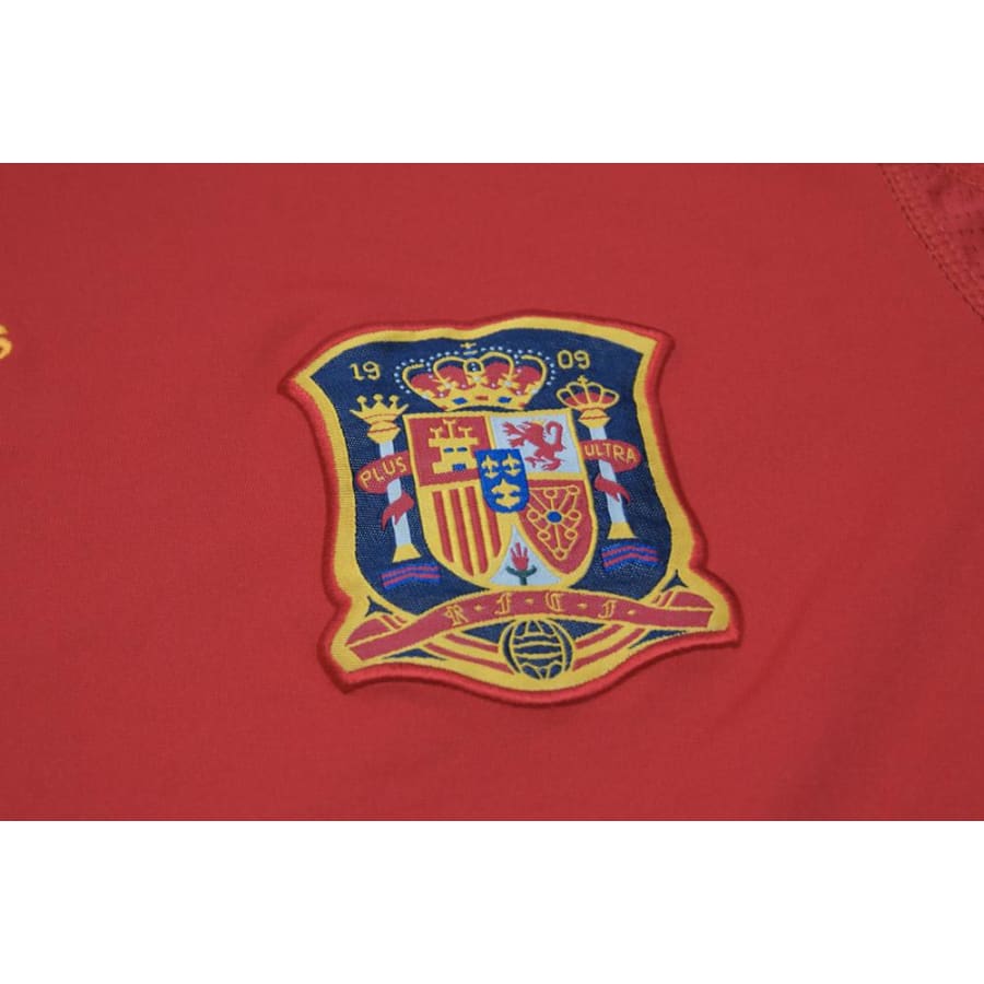 Maillot de football retro domicile équipe dEspagne N°7 DAVID VILLA 2010-2011 - Adidas - Espagne