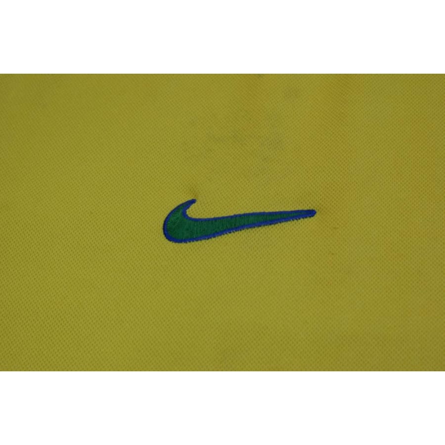 Maillot de football rétro domicile équipe du Brésil 1998-1999 - Nike - Brésil