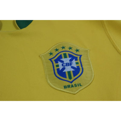 Maillot de football rétro domicile équipe du Brésil 2006-2007 - Nike - Brésil