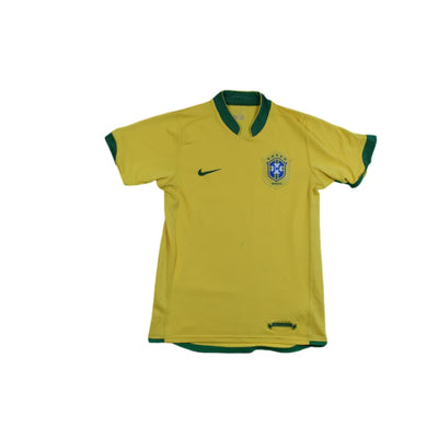 Maillot de football rétro domicile équipe du Brésil 2006-2007 - Nike - Brésil