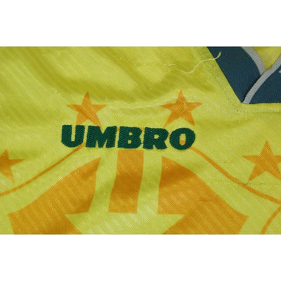 Maillot de football rétro domicile équipe du Brésil N°10 1994-1995 - Umbro - Brésil