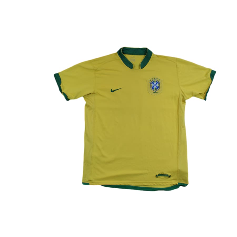 Maillot de football rétro domicile équipe du Brésil RYBACK 2006-2007 - Nike - Brésil