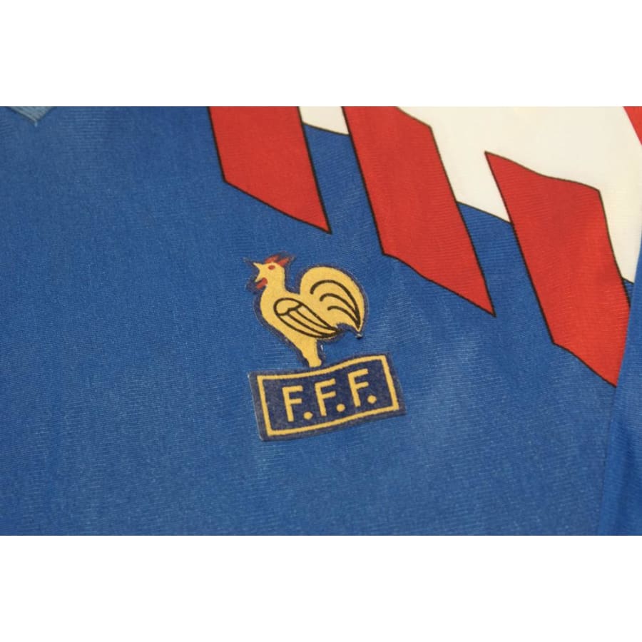 Maillot de football rétro domicile Equipe de France 1990-1991 - Adidas - Equipe de France