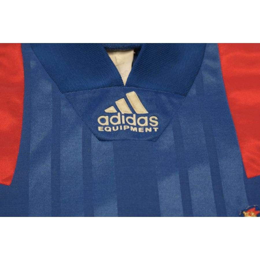 Maillot de football rétro domicile Equipe de France 1992-1993 - Adidas - Equipe de France