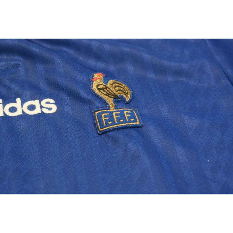 Maillot de football rétro domicile Equipe de France 1995-1996 - Adidas - Equipe de France