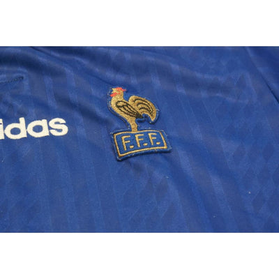 Maillot de football rétro domicile Equipe de France 1995-1996 - Adidas - Equipe de France