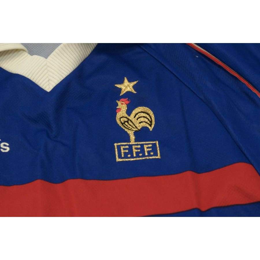 Maillot de football retro domicile Equipe de France 1998-2000 - Adidas - Equipe de France