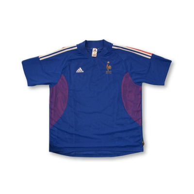 Maillot de football retro domicile Equipe de France 2002-2003 - Adidas - Equipe de France