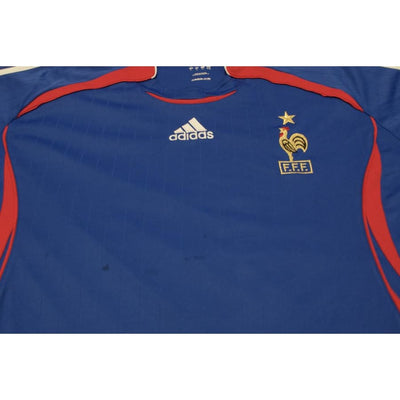 Maillot de football retro domicile Equipe de France 2006-2007 - Adidas - Equipe de France