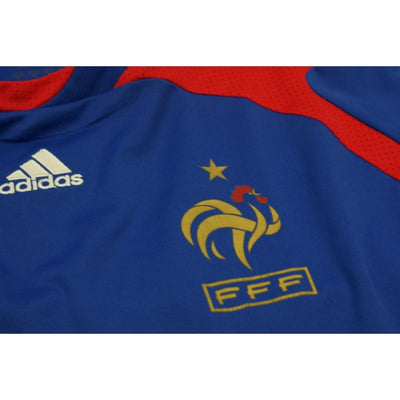 Maillot de football rétro domicile Equipe de France 2006-2007 - Adidas - Equipe de France