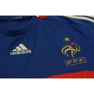 Maillot de football rétro domicile Equipe de France 2008-2009 - Adidas - Equipe de France