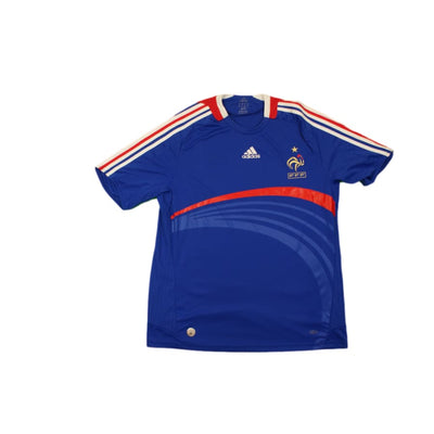 Maillot de football rétro domicile Equipe de France 2008-2009 - Adidas - Equipe de France