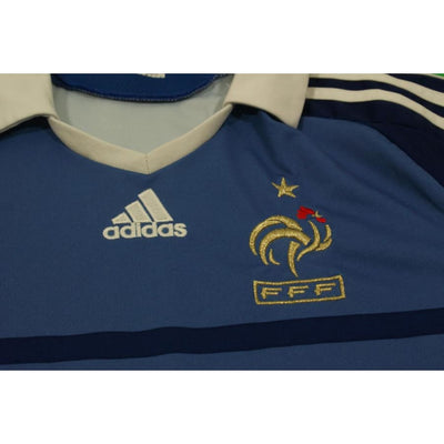 Maillot de football rétro domicile Equipe de France 2009-2010 - Adidas - Equipe de France