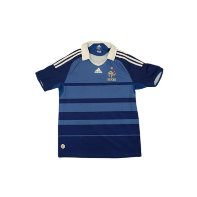 Maillot de football rétro domicile Equipe de France 2009-2010 - Adidas - Equipe de France