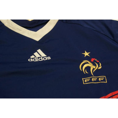 Maillot de football rétro domicile Equipe de France 2010-2011 - Adidas - Equipe de France