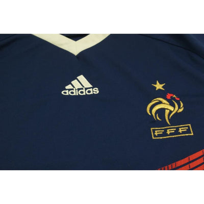 Maillot de football rétro domicile Equipe de France 2010-2011 - Adidas - Equipe de France
