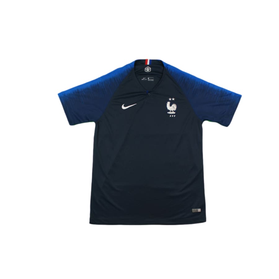 Maillot de football rétro domicile Equipe de France 2018-2019 - Nike - Equipe de France