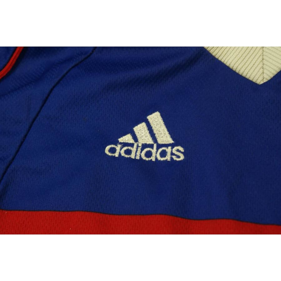Maillot de football rétro domicile Equipe de France édition dédicace ZIDANE 1998-1999 - Adidas - Equipe de France