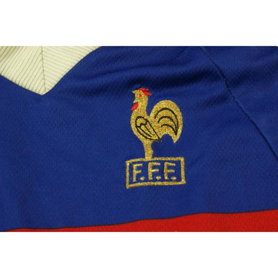 Maillot de football rétro domicile Equipe de France édition dédicace ZIDANE 1998-1999 - Adidas - Equipe de France