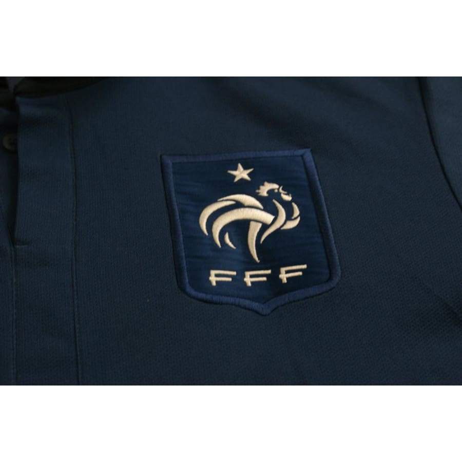 Maillot de football rétro domicile Equipe de France N°10 BENZEMA 2011-2012 - Nike - Eq