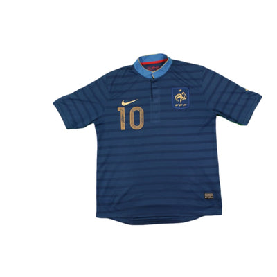 Maillot de football rétro domicile Equipe de France N°10 BENZEMA 2012-2013 - Nike - Equipe de France