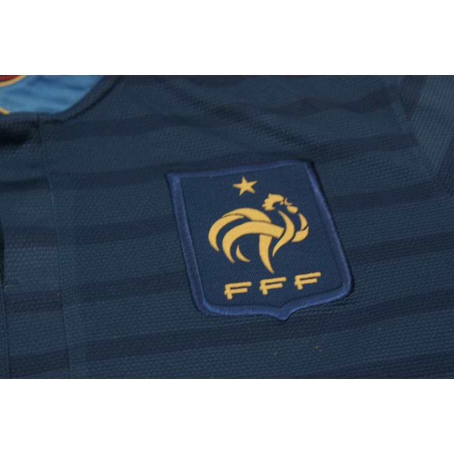 Maillot de football rétro domicile Equipe de France N°10 BENZEMA 2012-2013 - Nike - Equipe de France