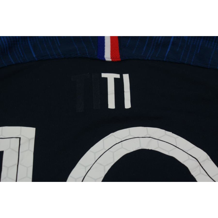 Maillot de football rétro domicile Equipe de France N°10 TITI 2018-2019 - Nike - Equipe de France
