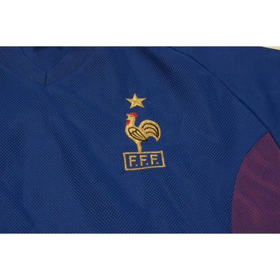 Maillot de football retro domicile Equipe de France N°10 ZIDANE 2002-2003 - Adidas - Equipe de France