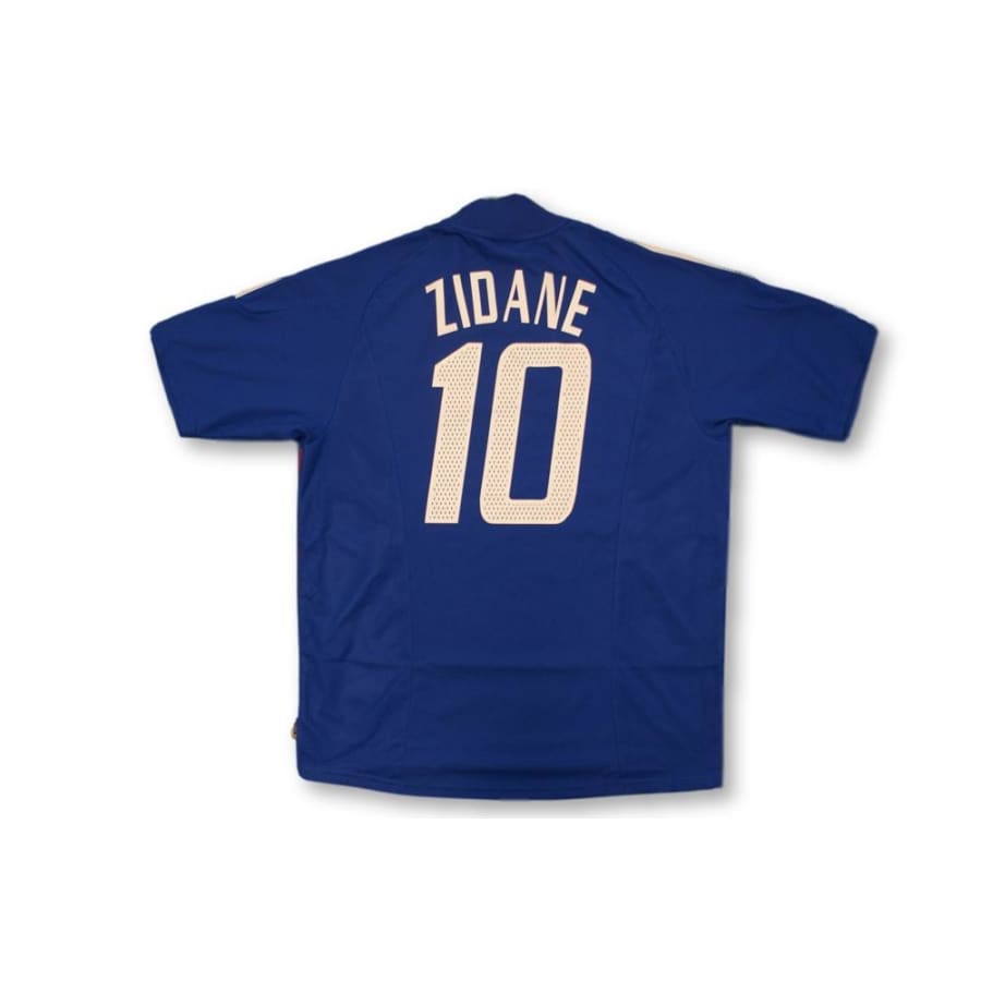 Maillot de football retro domicile Equipe de France N°10 ZIDANE 2002-2003 - Adidas - Equipe de France