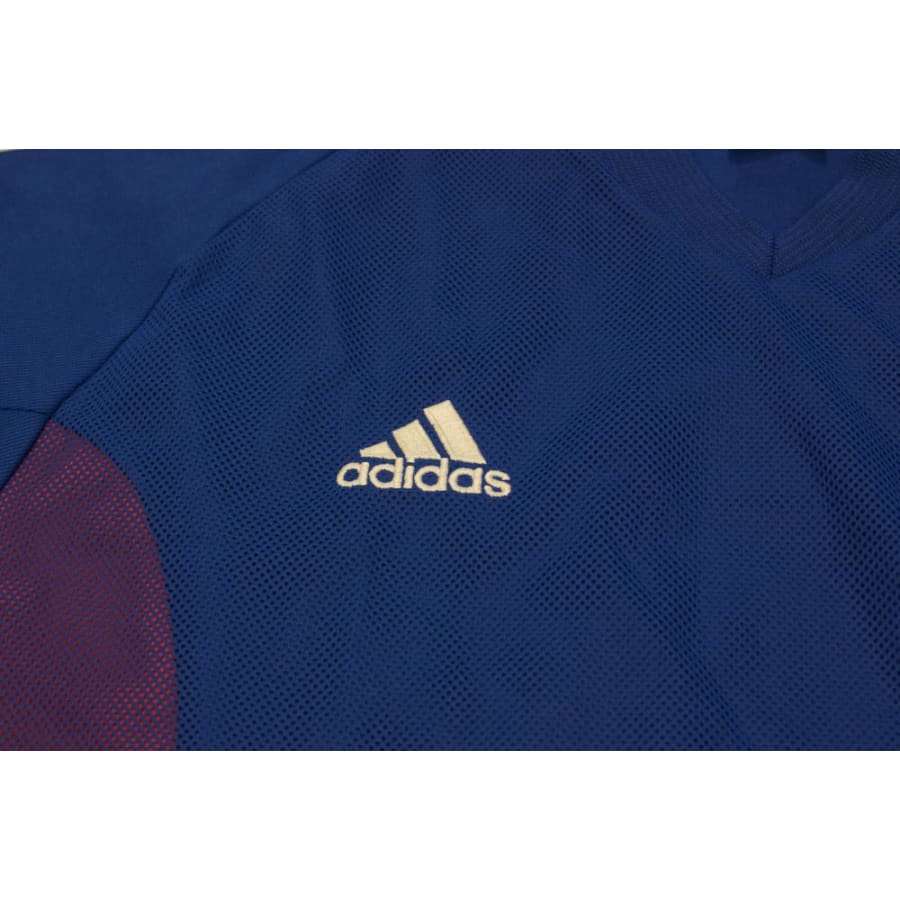 Maillot de football retro domicile Equipe de France N°10 ZIDANE 2002-2003 - Adidas - Equipe de France