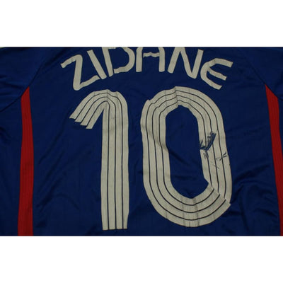 Maillot de football rétro domicile Equipe de France N°10 ZIDANE 2006-2007 - Adidas - Equipe de France