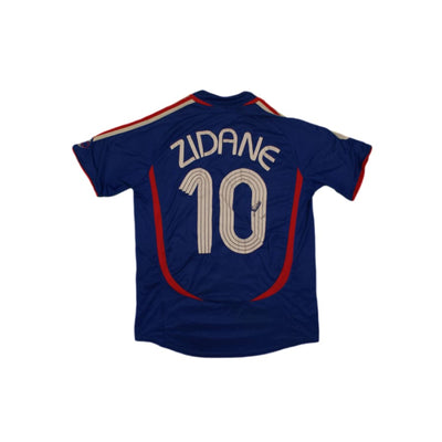 Maillot de football rétro domicile Equipe de France N°10 ZIDANE 2006-2007 - Adidas - Equipe de France