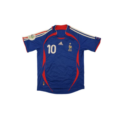 Maillot de football rétro domicile Equipe de France N°10 ZIDANE 2006-2007 - Adidas - Equipe de France