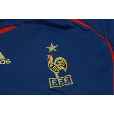 Maillot de football rétro domicile Equipe de France N°10 ZIDANE 2006-2007 - Adidas - Equipe de France