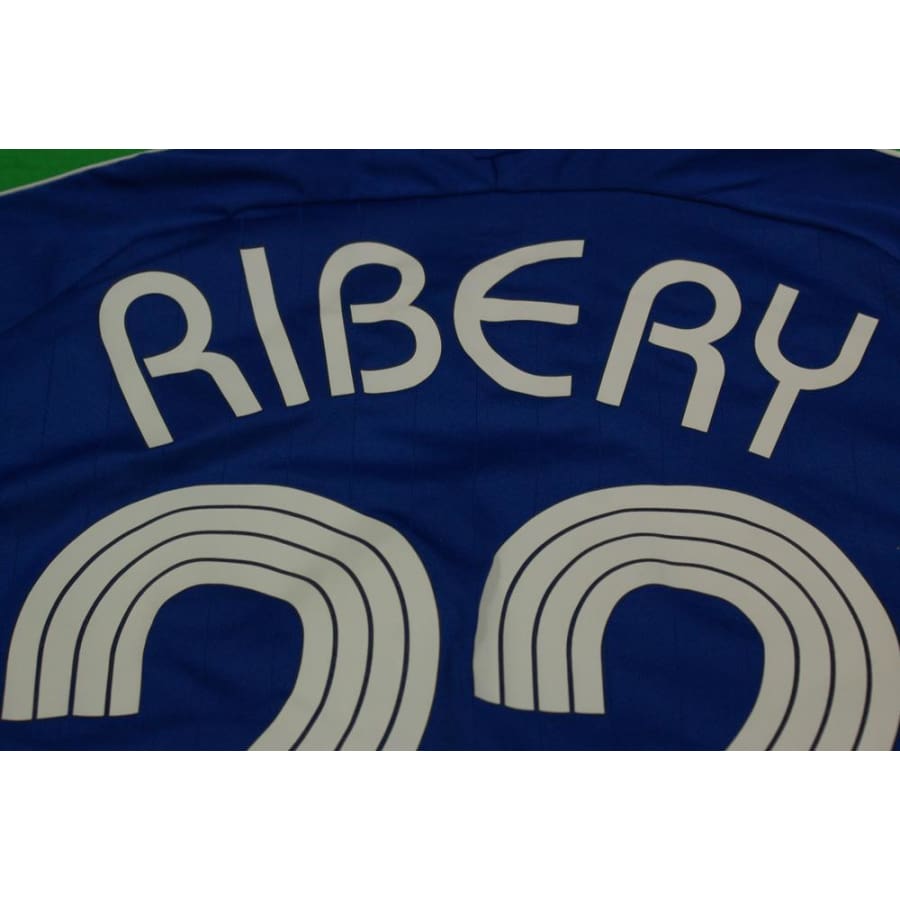 Maillot de football rétro domicile Equipe de France N°22 RIBERY 2006-2007 - Adidas - Equipe de France