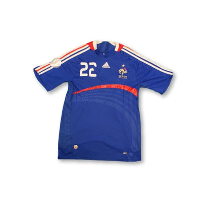 Maillot de football rétro domicile Equipe de France N°22 RIBERY 2008-2009 - Adidas - Equipe de France